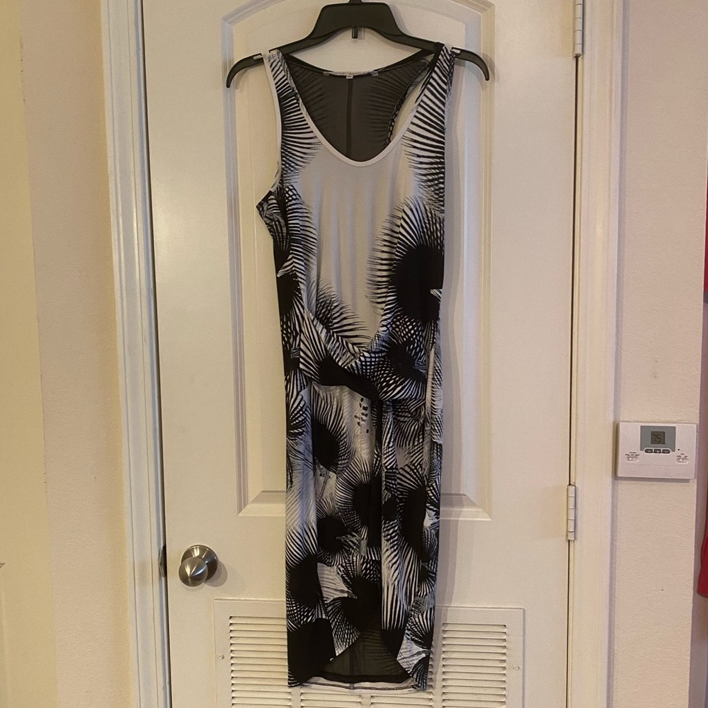 Rachel Roy hi low body con dress, midi length